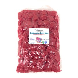 Yankee Traders Brand Cinnamon Buttons Wrapped Candy, 4 Pound