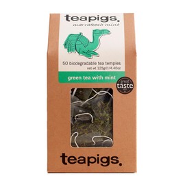 Teapigs Green Tea With Mint Bags Made With Whole Leaves (1 Pack of 50 Teabags)