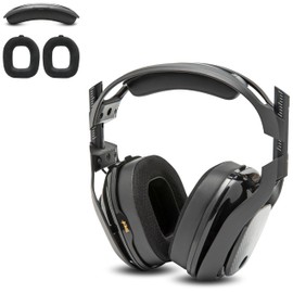 WC Mod Kit A40 –Almohadillas de Gel refrescante + Diadema de Repuesto compatibles con Astro A40 Gen 4 y A40 TR de Wicked Cushions | Mayor Comodidad, refrigeración y Durabilidad | Black