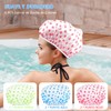 6 Piezas Gorro de Ducha Impermeable, SHUUDAUKO Gorro de Ducha