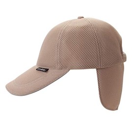 Coolbit CBSPCP82 Hinyari Cooling Hat, Cool Bit, Double Mesh Cap, Water Retention, Vaporization Heat, Neck Cooling, Heatstroke Prevention Hat, Heat Protection, Father's Day Gift, Hat, beige (BEG)
