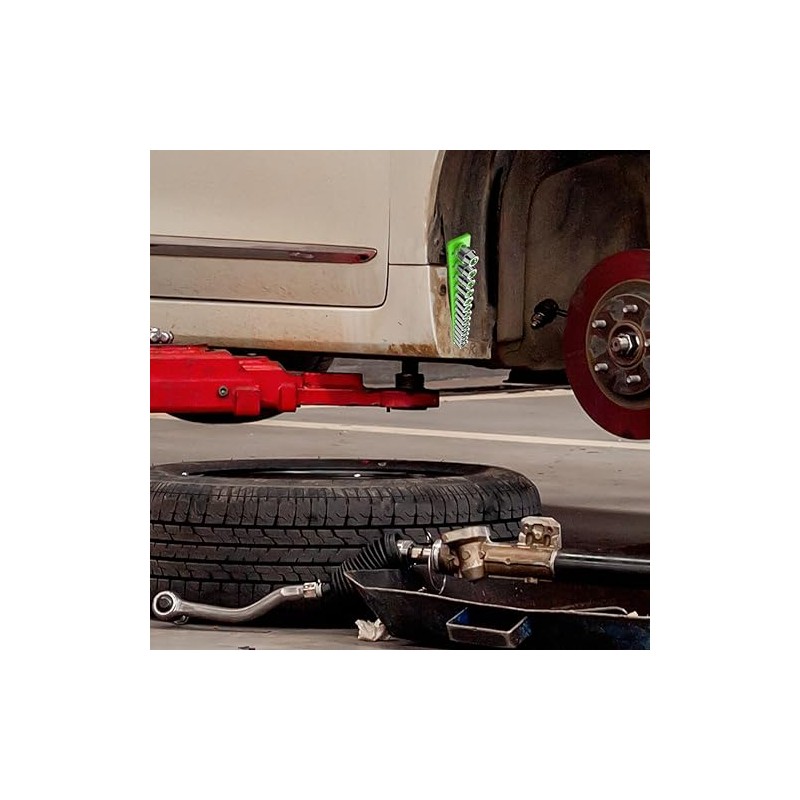 EZRED FSR14-G 1/4" Flexible Magnetic Socket Holder Rail, Green