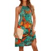 Bluetime Floral Boho Midi Dress Casual Flowy Sleeveless Sundresses for