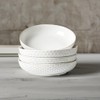 LE TAUCI Pasta Bowls 42oz, Large Salad Bowl, Ceramic Embossment