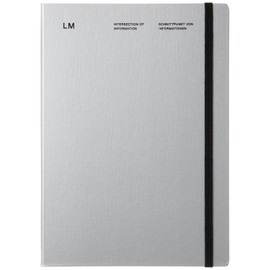 Laconic LMLS08-240SV 2026 Notebook, A5 Monthly Hardcover, Silver, (Begins September 2025)