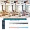Ayaoty Ceiling Fans with Lights, 42 inch Low Profile Ceiling