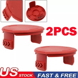 For Hyper Tough String Trimmers 2PC Red Grass Eater Spool Cap Cover For Hyper Tough Trimmer HT19-401-003-0