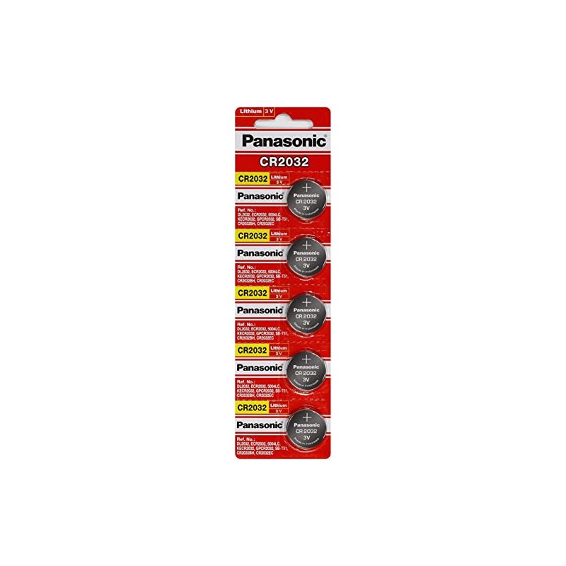 Panasonic Lot of 100 Batteries CR2032 DL2032 ECR2032 3V Lithium