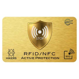3 RFID/NFC Blocking Card - Signal Blocker, Contactless Cards Protection - 1 Card Protects Your Entire Wallet - No Fiddly Sleeves - Wallets & Clip Holders, Walletguard - Safeguard Antispying Safety