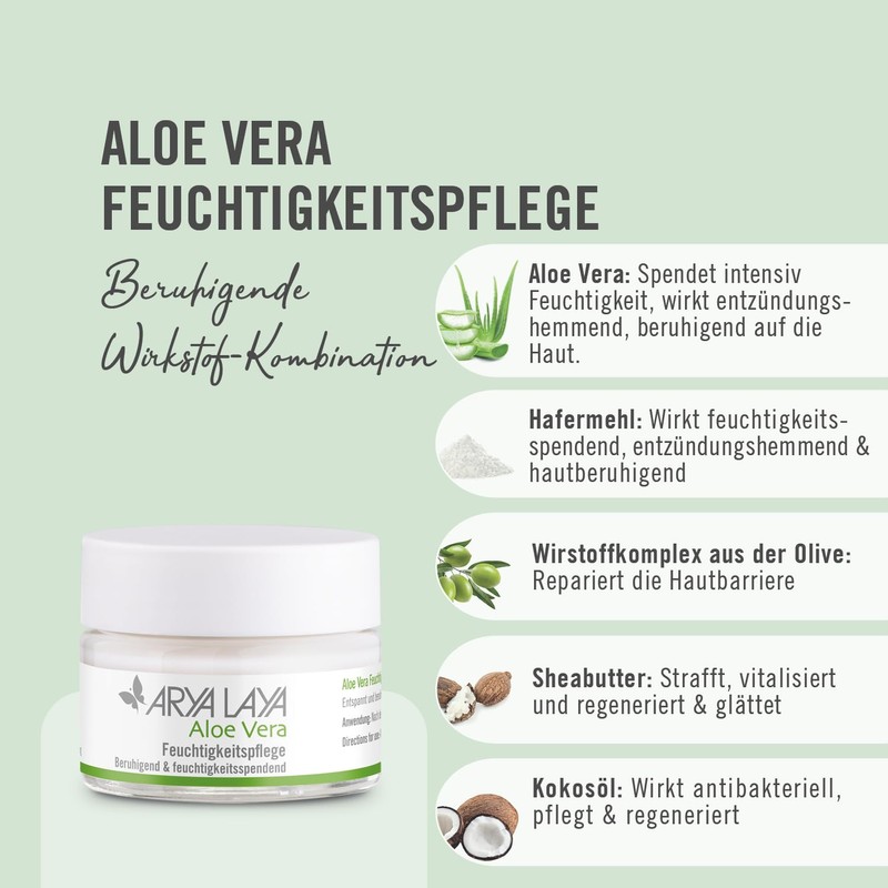 ARYA LAYA Aloe Vera Moisturiser 50ml