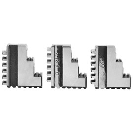 3 Pcs K11-100 Internal Jaw 4in Chuck 20CrMnTi High Strength Long Service life Chuck Jaw