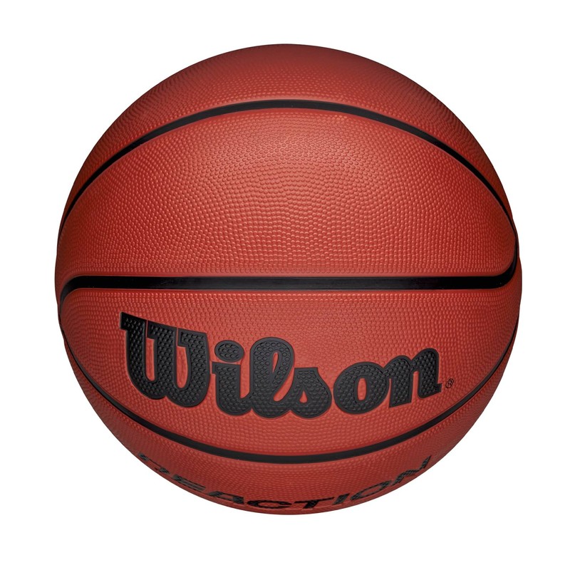 Wilson Reaction Basketball, Made From Durable Rubber For All-Surface Performance,