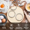 12 PCS Crumpet Rings 10cm Stainless Steel Baking Rings, Dishwasher