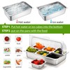 Ziliny 6 Pan Countertop Ice Food Serving Display Container Cooled