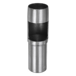 sourcing map Hollow Punch for Leather 32mm Round Hole Punch Tool for Belt Puncher Carbon Steel Single Punch for Watch Belts Cut Leather Craft Rubber Paper Fabric Plastic Soft Material