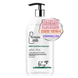 Cream Milk Mild Feminine Cleanser 520ml, 1 piece / 크림밀크 마일드 여성청결제 520ml, 1개