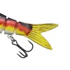 FOLANDO Multi Jointed Pike Fishing Lures, 135.CM/18G 3D artificial lure