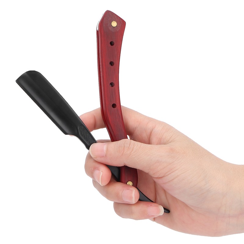 Professional Zinc Alloy Straight Razor Travel Portable Men Manual Shaver