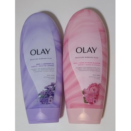 Olay Moisture Ribbons Plus Shea and Peony Blossom & Lavendet Body Wash 18 fl oz