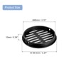 sourcing map 8Pcs 80mm/3.15" Circular Soffit Air Vents, Plastic Soffit