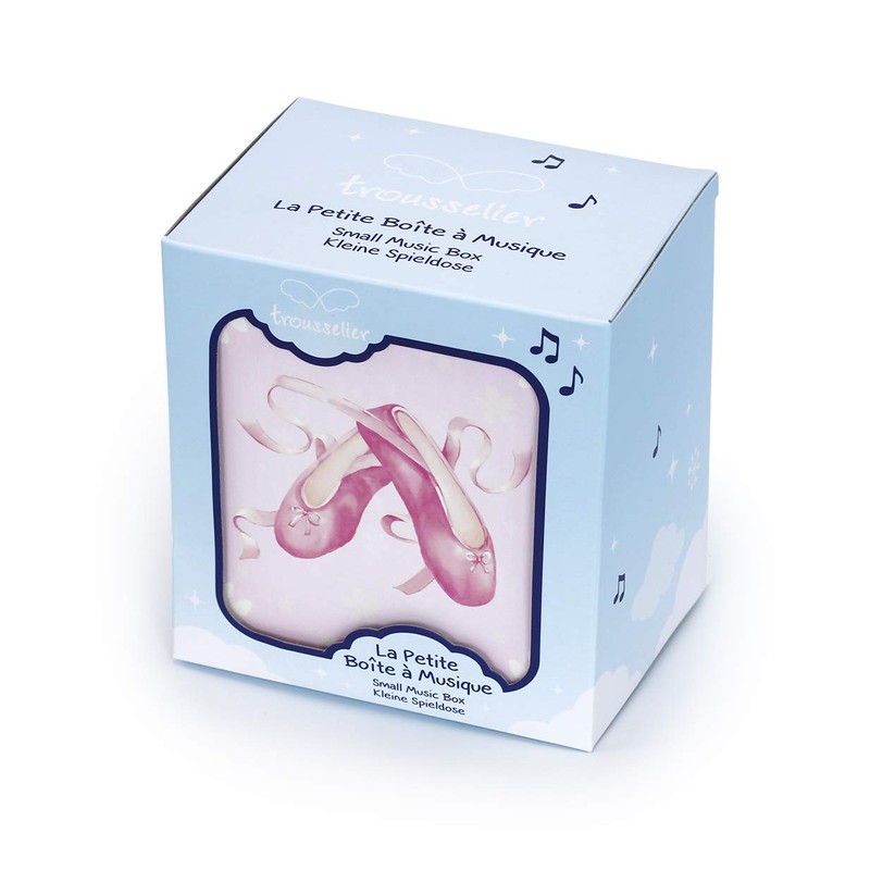 Trousselier Ballerina Shoe Musical Cube Box