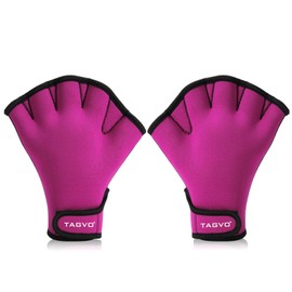 TAGVO Aquatic Gloves for Upper Body Resistance Swimming Gloves with Carry Strap Well Sew No Fade Sizes for Men Women Adults Children
