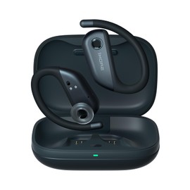 1MORE Fit S50 Open Ear Headphones 5.3 Bluetooth, Sports Headphones Wireless with Microphone, True Wireless Earbuds, Quick Charge, 38 Hours Playtime, ENC Call Noise Cancelling, IPX7 (Black)