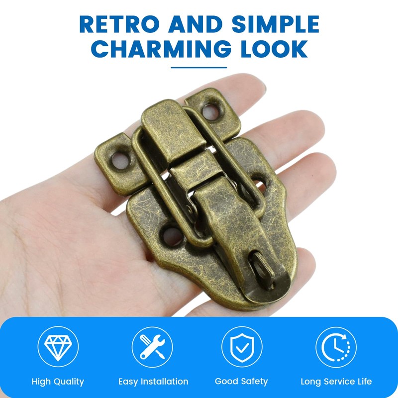 SDTC Tech 2-Pack Retro Bronze Style Toggle Latch - Antique