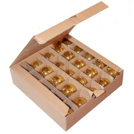Hometown Evolution, Inc. Box of 25 G40 Gold 1.6 Inch 5 Watt C7 (E12) Base Replacement Bulbs