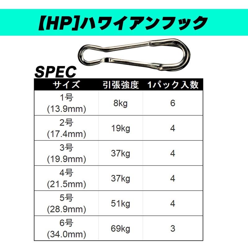 DUEL / [HP] Hawaiian hook black # 5 [J664]