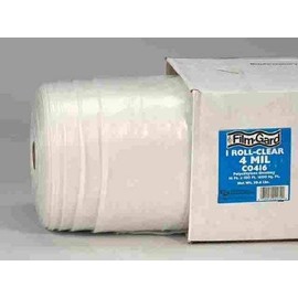 Film-Gard Polyethylene Sheeting 16' X 100' 4mil Clear