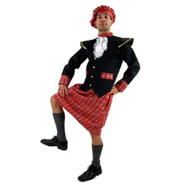 Party/Fancy Dress/Halloween Men Costume Highlander Scotsman Scot Braveheart Kilt L/52 (EU)/42 (UK)/42 (US)