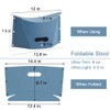 COLLMORE Foldable Portable Stool, 0.5 in Effortless to Carry, Lightweight