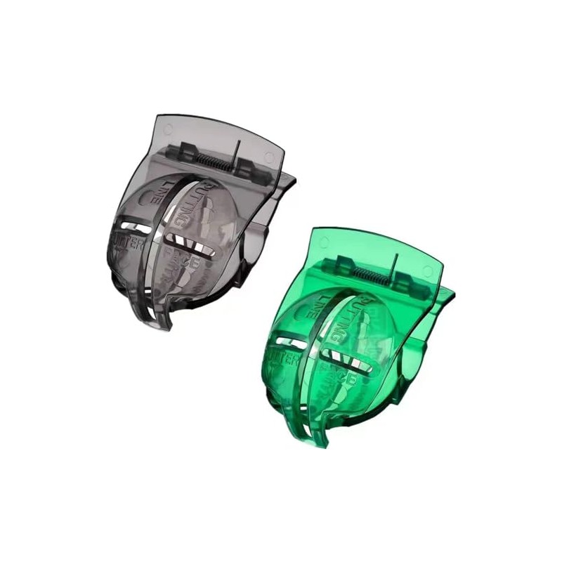 DPWOUM 2 Pcs Black and Green Golf Ball Alignment Tool