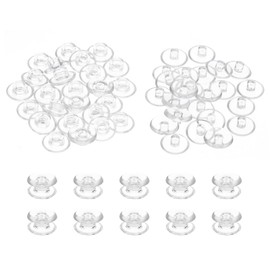 PATIKIL M5x3mm Plastic Binding Post, 24 Sets Plastic Chicago Screws Binding Screw Rivet Post Press-on Buckle for Leather Scrapbook Photo Albums, Transparent