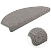 Kettelservice-Metzker Vorwerk Toscana Stair Carpet Semicircular Economy Set Light Grey