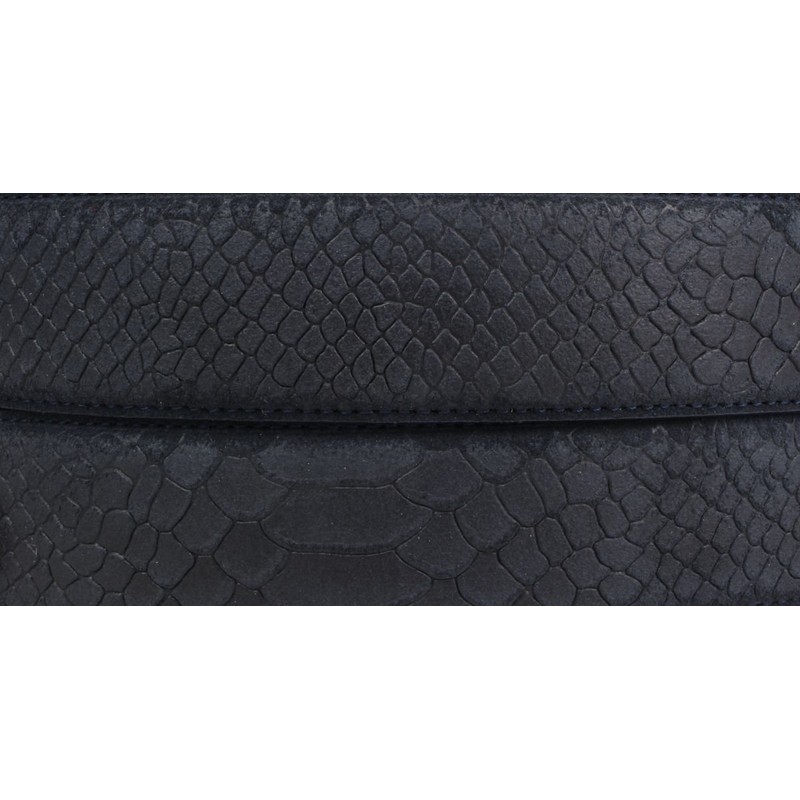 BELTINGER Belt with Golden Belt Buckle and Python Embossed 4