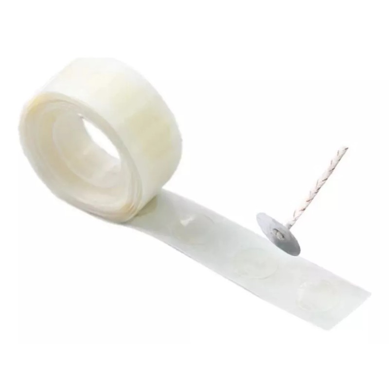 La Brujita Wax 1 Rollo De 100 Pegantinas Para Velas.