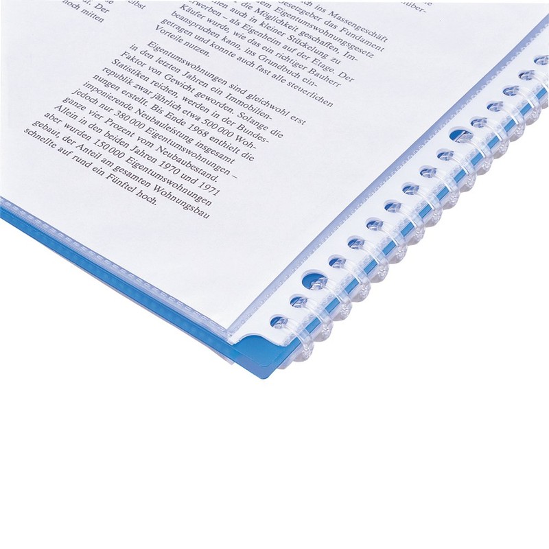 Lihit Lab N1482-3 Clear Book, Replaceable A4, 30 Holes, 10