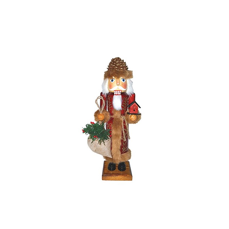 Santa's Workshop 70908 Pine Cone Santa Nutcracker, 14"