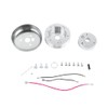 RADREPLA 5 & 6 Hole Steering Wheel Polished Hub Adapter
