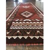 Southwest Native American Long Runner Area Rug Rust Brown Beige