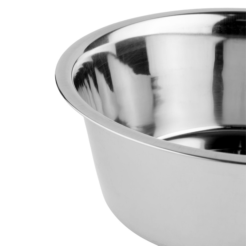 Fancy Pets Plato de Acero Inoxidable Antiderrapante para Perro con