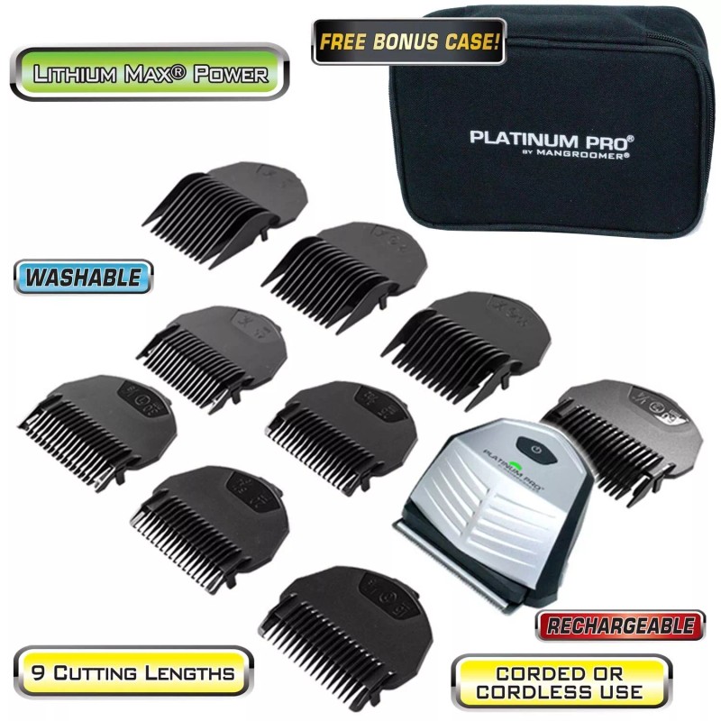 Platinum Pro MANGROOMER - PLATINUM PRO New Self-Haircut Kit and