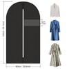 Asiulalt 5 Pack Garment Bag for Hanging Clothes, 55 Inch