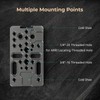 SMALLRIG Extension Cheese Plate, Multifunctional Mounting Plate with 1/4" and