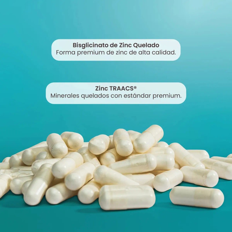 Matter Zincox Suplemento Bisglicinato Zinc Quelado Alta Absorción Azúcar Gluten