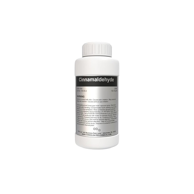 Cinnamaldehyde High Purity Aroma Compound (250mL (8 Fl Oz))