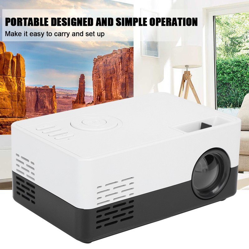 1080p Full High Definition Portable Mini Projector Smart Home Theater