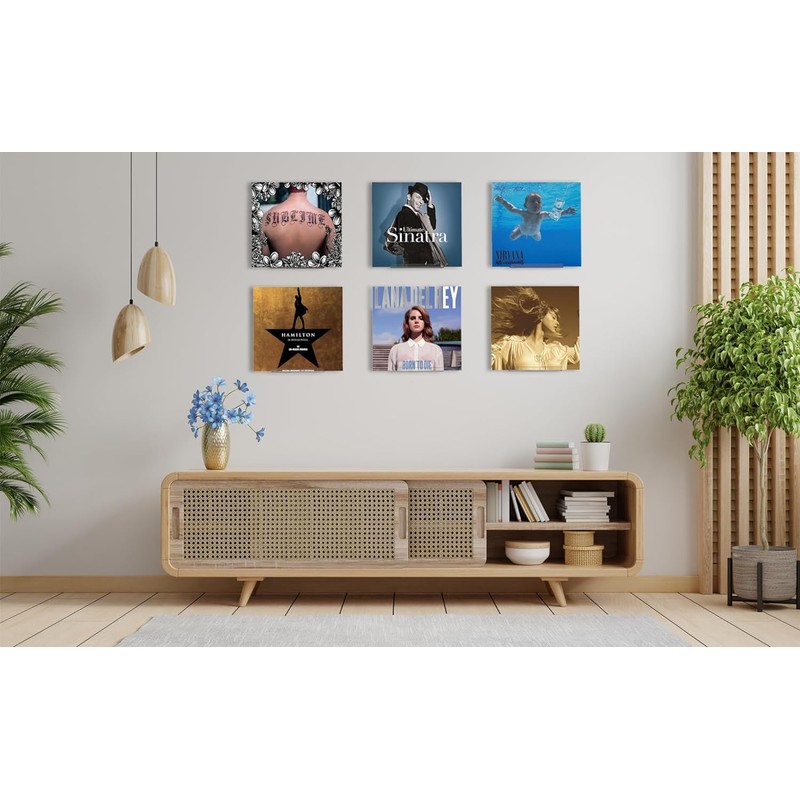 Vinyl Record Wall Mount Vinyl Holder Acrylic Records Storage Wall
